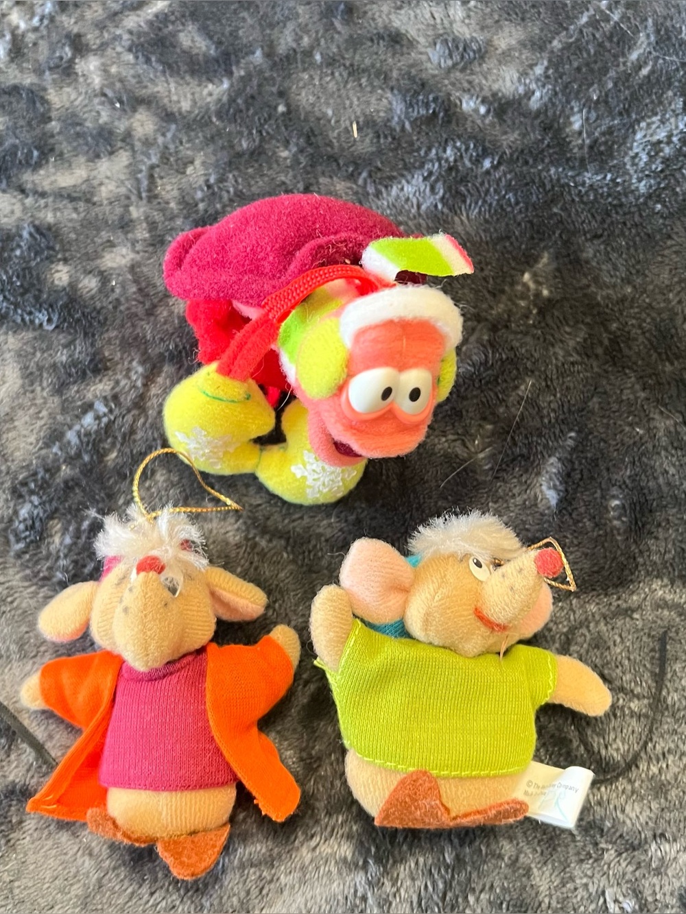Vintage McDonald’s Disney Character Plush Ornament Bundle: 3 Total